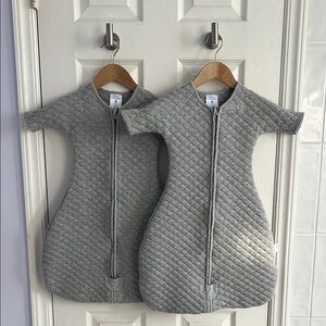 Halo Gray Quilted Baby Sleep Sacks